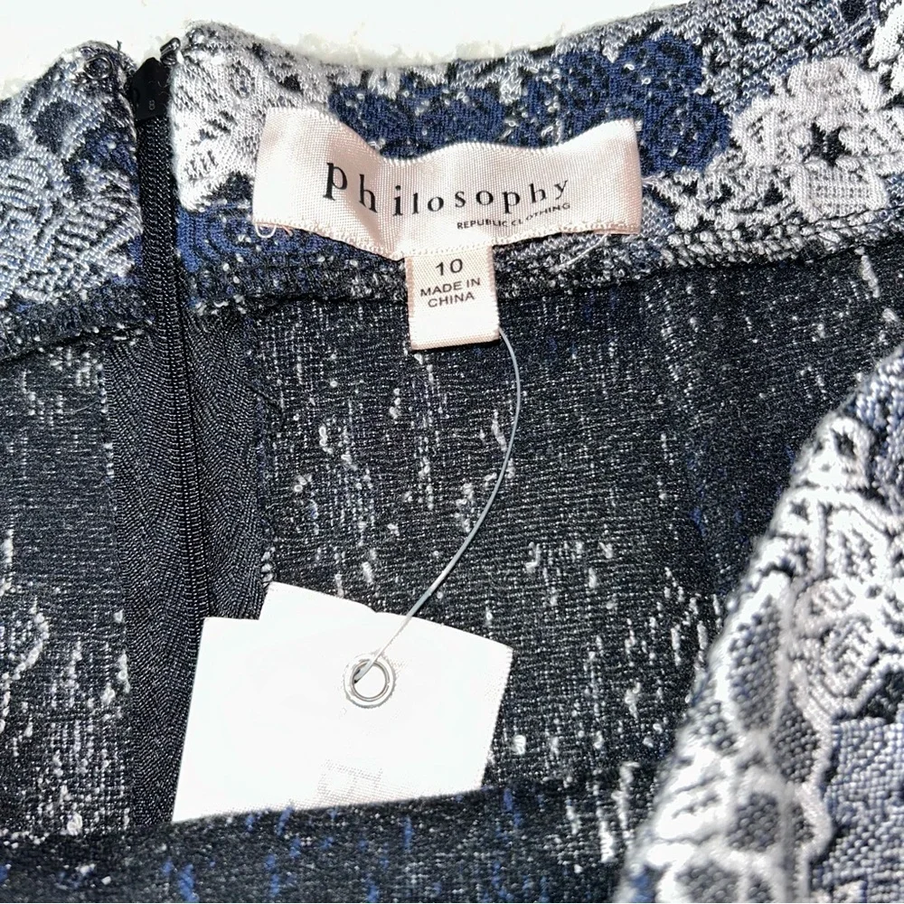 Philosophy Floral Straight Pencil Skirt Size 10 NEW